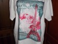 Tričko Růžová Paříž