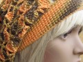 Háčkovaná čepice-barvy podzimu