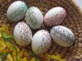 Drátkovaná velikonoční vajíčka
