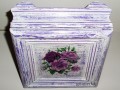 krabička lila patina-vintage