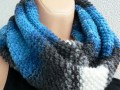 Pletený nákrčník - v barvách zimy