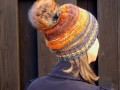 Pletená čepice - sluníčková