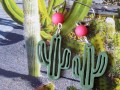 Náušnice - kvetoucí kaktus