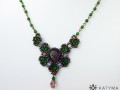 Elegantní jemný náhrdelník brokát
