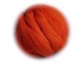 Ovčí vlna - oranžová tmavá (100)g