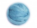 Ovčí vlna - modrá blankytná (100g)