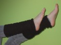 Pletené návleky na nohy