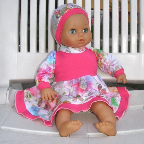 OBLEČEK PRO PANENKU 38 až 43 cm panenka šaty miminko souprava miminka panenky šatičky oblečky obleček pro děti 