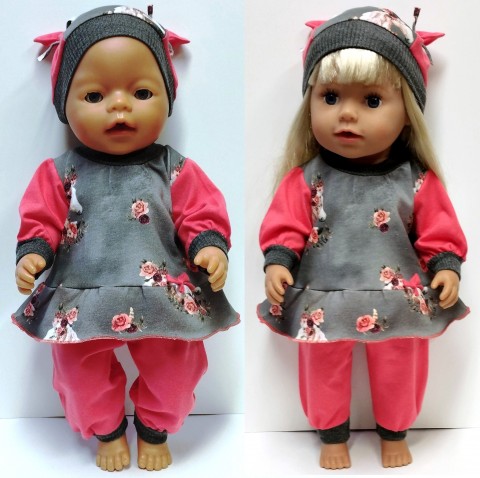 OBLEČEK PRO PANENKU BABY BORN 43 cm panenka šaty souprava panenky šatičky obleček baby born simba oblešky 