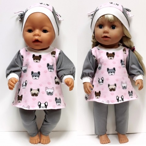OBLEČEK PRO PANENKU BABY BORN 43 cm panenka šaty souprava panenky šatičky obleček baby born simba oblešky 