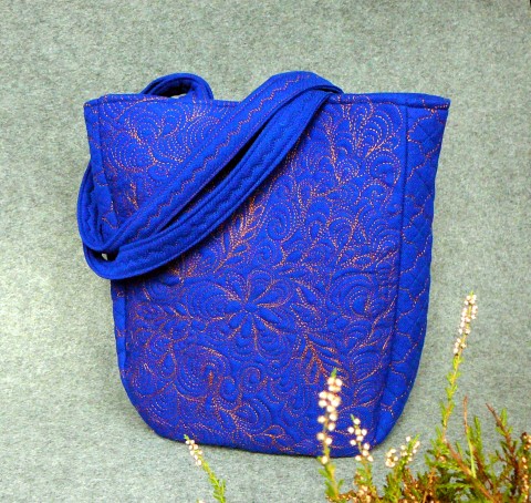 Kabela v barvě královská modrá. kabelka dárek taška královská modrá 
