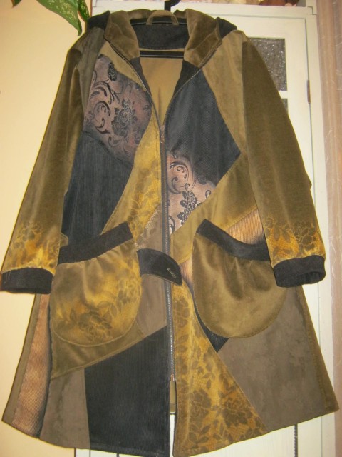 Kabátek-Patchwork-pro Marcelu patchwork kabát bunda kabátek 