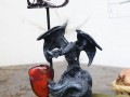 Strážce ohně - temný drak - svícen