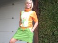 Kiwi orange dress No 140906