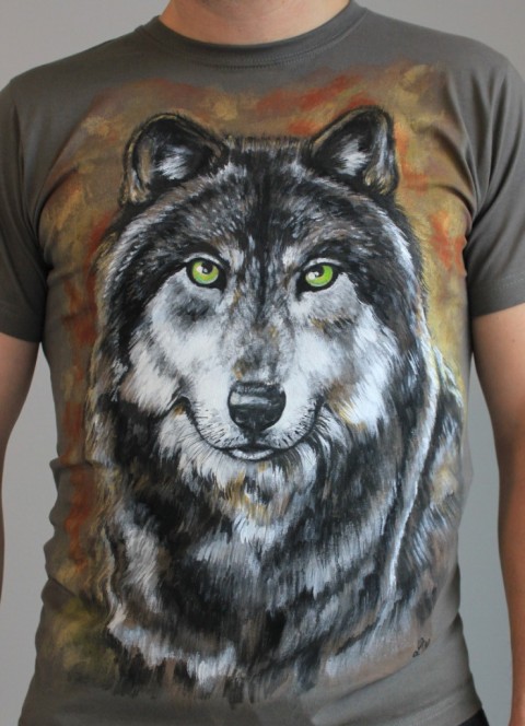 Wolf in the sunset, na objednávku zvíře pes podzim vlk příroda slunce vlčí šelma vlkodlak tesáky wolf 