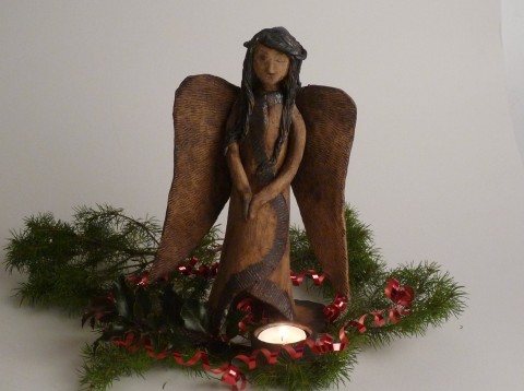 Slet andělů-ten vpravo vánoce svícen světlo anděl andělka 