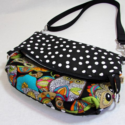 Kabelka mini sovičky kabelka originální dárek dívčí tyrkysová sovička malá kabelka pro ženu společnost překlápěcí 