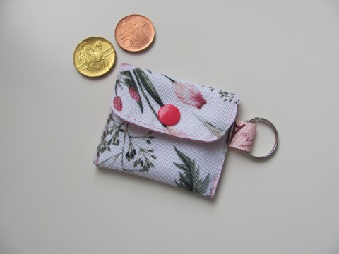 Mini peněženka na klíče - Květy peněženka květy kapsička 