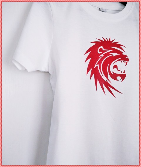 Lev pro klučinu bavlna lev tričko nažehlovačka 