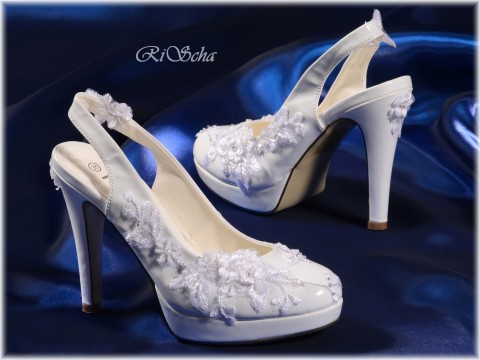 Luxusní svatební obuv / boty svatba svatební nevěsta obuv bot 