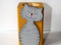 Ručně malovaný tužkovník s kočkou