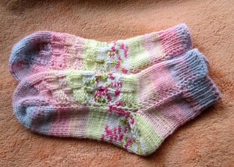 Ponožky slaďoučké pletené ponožky 