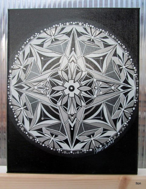 MANDALA REGENERACE dekorace esoterika obrázek barvy mandala symboly magický kruh posvátná geometrie 