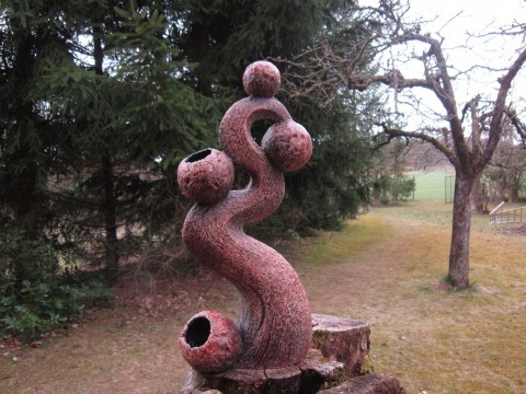 Strom styl dekorace strom keramika moderní plastika socha interiér příroda zahrada plody chalupa rostlina abstrakce stylizace terasa balkon 
