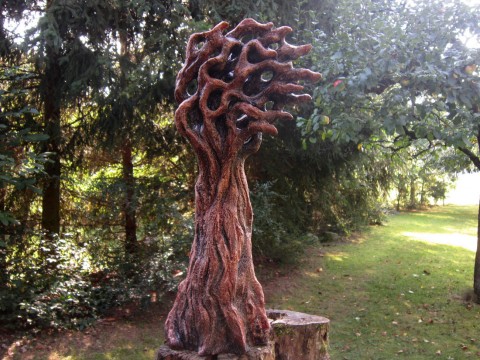 Strom styl dekorace strom keramika moderní plastika socha interiér příroda zahrada abstrakce stylizace 
