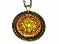 Přívěsek-Pentagram vepsaný do kruhu