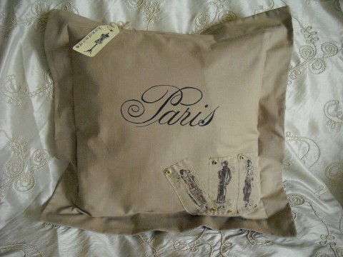 Pozdrav z Paříže polštář povlak paris 