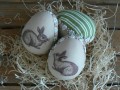 Vajíčko s králíčkem - zelená