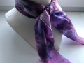 hedvábný šátek fialkový