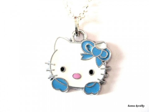 Řetízek Hello Kitty I. přívěsek stříbrný holčičí dětský řetízek bižuterní kitty hello helo kity 