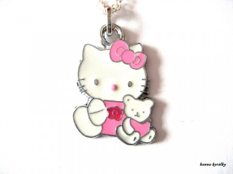 Řetízek Hello Kitty XIII. přívěsek stříbrný holčičí dětský řetízek bižuterní kitty hello helo kity 