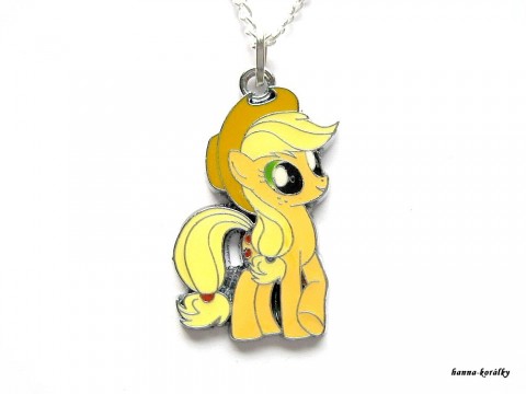 Řetízek - My little pony - žlutý přívěsek stříbrný holčičí dětský řetízek bižuterní my little pony 