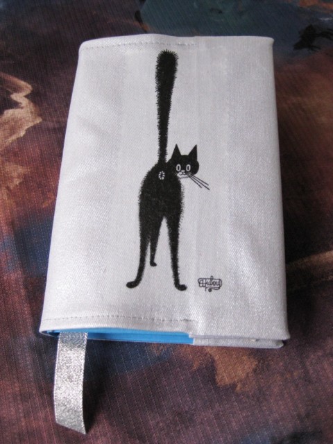 Obal - kočičí prdelka kočka obal kniha diář sešit 