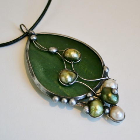 Dary moře (perleť, perly) perleť extravagantní cínované říční perly výjimečné achát růžový 