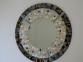 mozaikové kulaté zrcadlo