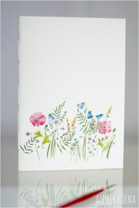 Deník *Botanicus* zápisník deník sešit skicář nelinkovaný sešit nelinkovaný zápisník 