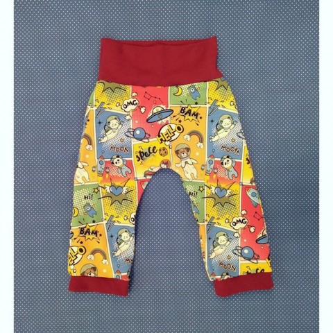 Kalhoty - komiks, vel. 86 - 92 kalhoty tepláky děti kojenci bat 