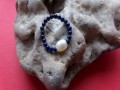 Prstýnek  Lapis lazuli s perličkou