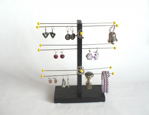 Stojánek na šperky - XIII. - gothic dřevo šperk dřevěné náhrdelník náušnice prstýnek stojánek prstýnky šperkovník stojánky uložení šperků 