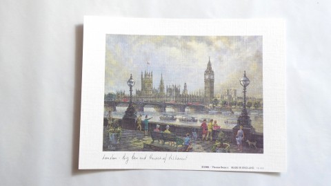180b_ Obraz, Londýn, Henry W. Moss obraz londýn karton litografie malíř henry w. moss 