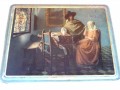 Plechová krabička, obraz, J.Vermeer