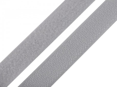 Suchý zip šíře 20 mm (1m) - šedá šedý metráž suchý zip 