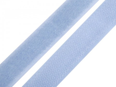 Suchý zip šíře 20 mm (1m) - modrá modrý modré metráž suchý zip zipy suché zipy 