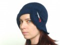 modrý charleston - klobouk do kapsy