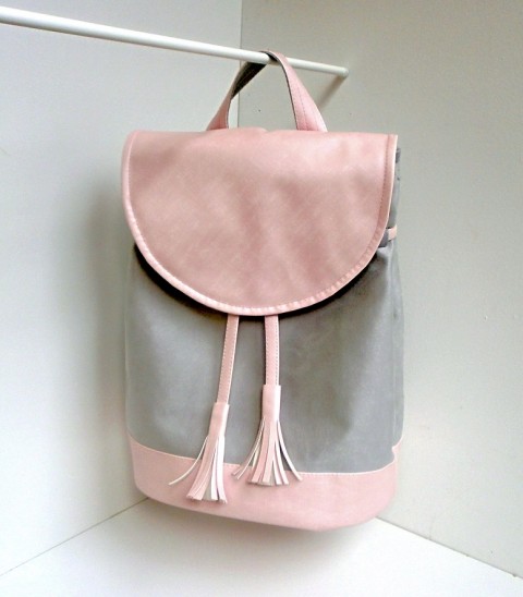 Batoh - Tidy Pink handmade dámska kabelka ručná výroba dámsky batoh elegantný batoh 