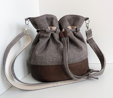 Kabelka - Abáya Chocolate handmade crossbody handbag dámska kabelka ručná výroba 